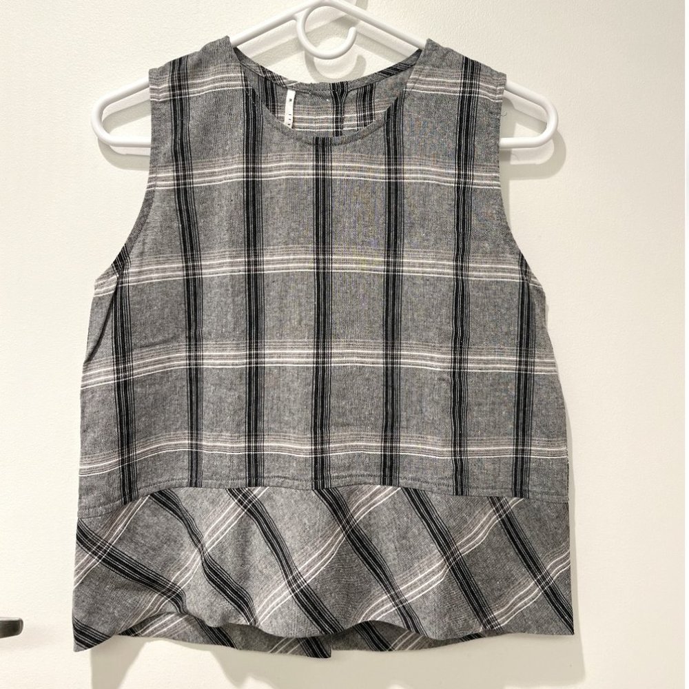 Cute Plaid Tank Top